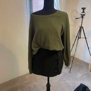 Rue21 Forest Green Knit Sweater